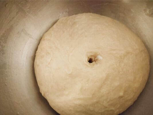 ホットクック でパン作り　一次発酵確認