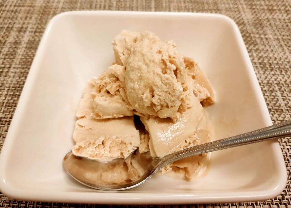 低糖アイスクリーム　できあがり